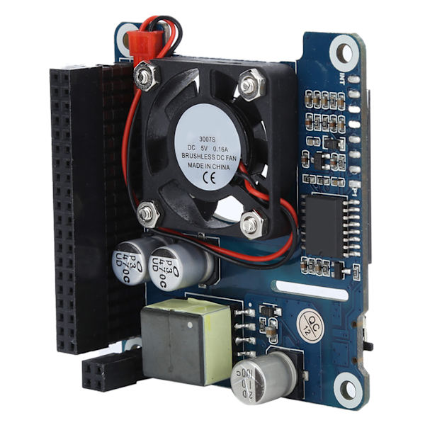 Udvidelseskort til Raspberry Pi 4b 3bPOE Power Over Ethernet Kølemodul Indbygget Blæser