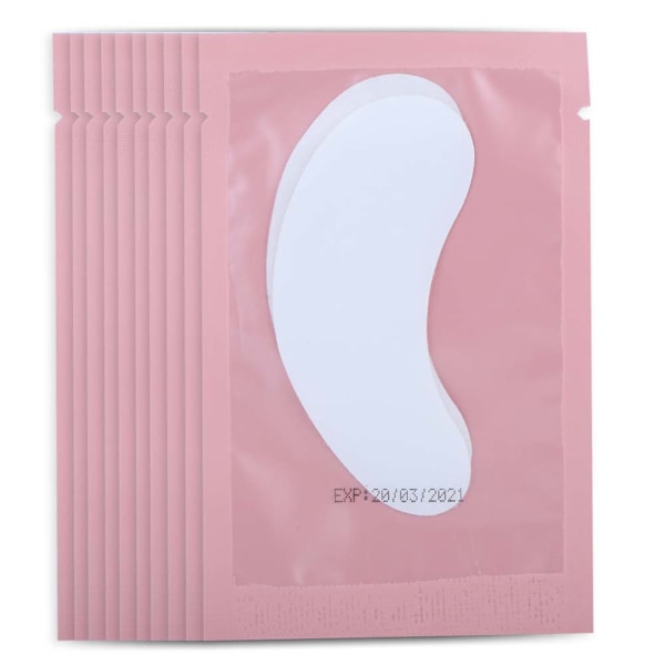 10 st Ögonskyddspads Ögonfransar Gel Patch Kollagen Ögonfransförlängningsplåster