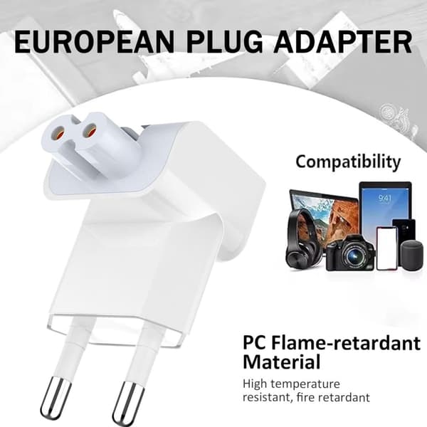 2 st Reseadapter för Apple Macbook (EU)
