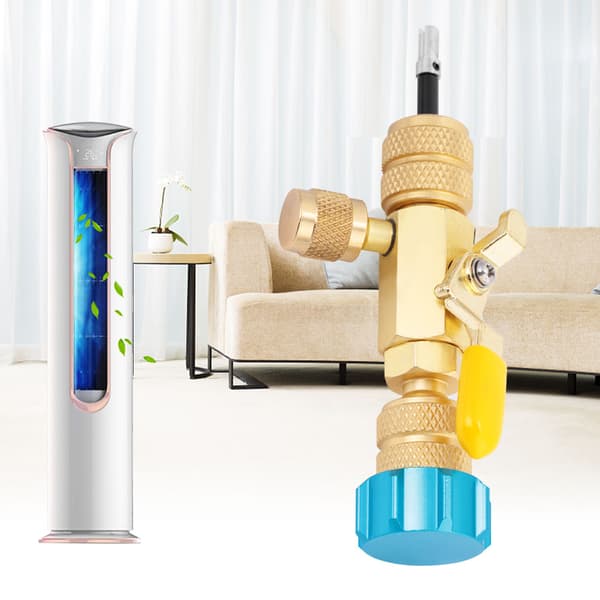 Ventilkernefjerner Dobbelt Størrelse R22(1/4\") R410(5/16\") Port Installationsværktøj