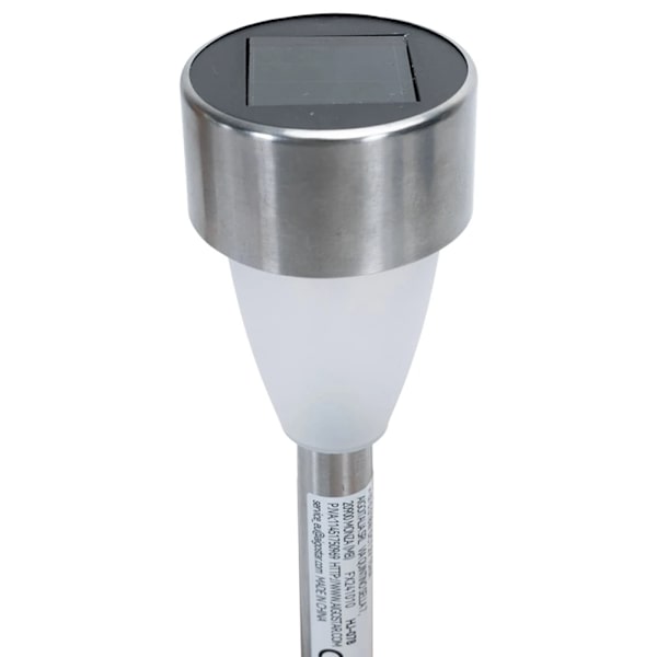 Solar LED-plænelamper – 2700K – Plastmateriale – IP44-klassificering – 6-pak
