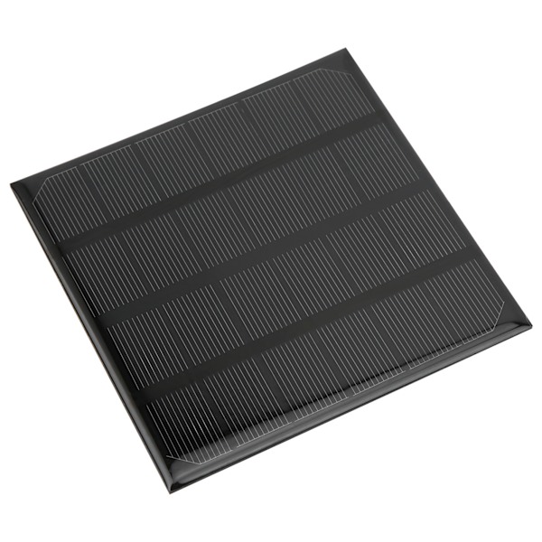 2W 6V Mini Monokristallin Kisel Solpanel Modulceller Utomhus Camping Batteriladdare