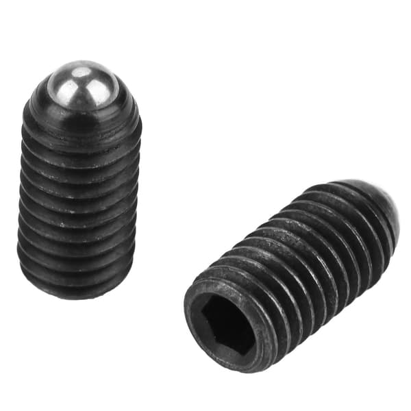 10 stk. M8 Skruegevind Hex Socket Kulstofstål Kugle Fjederstempler Sæt (M8*16)