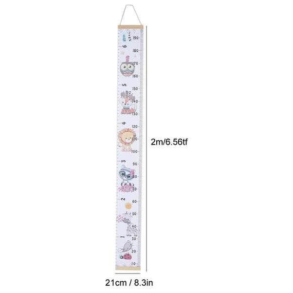 Söt Väggdekal Höjdmätare Tillväxtdiagram Hemrum Dekoration Barnleksak #4