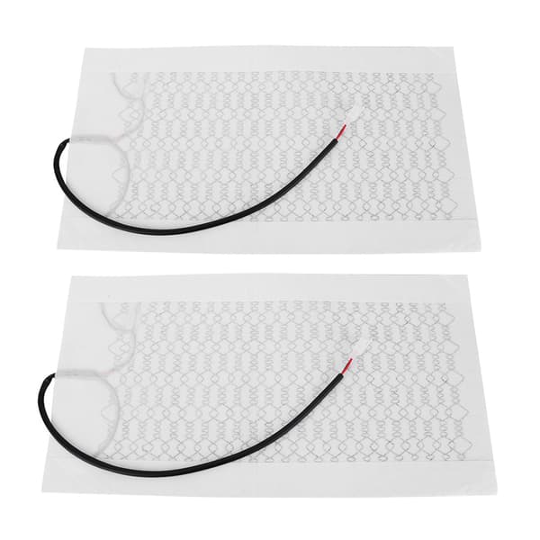 2 stk. 12V 53x27cm Carbon Fiber Bilsædevarmer Opvarmet Pude Varmemåtte til Vinter