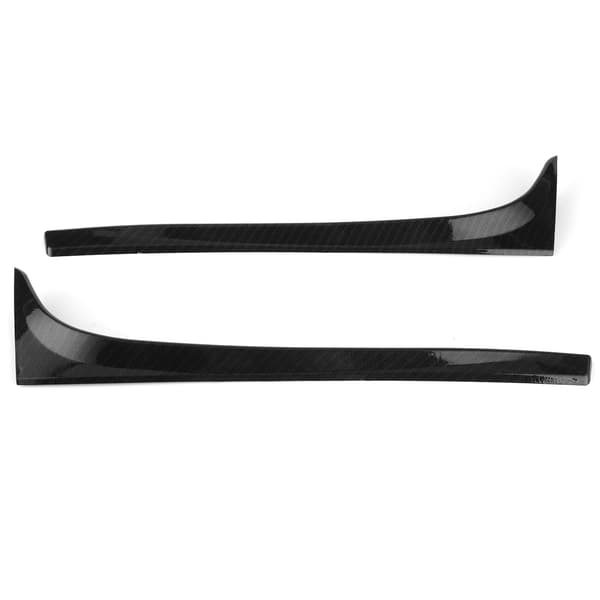 2 st Bakre Fönsterspoiler Sidovinge Trimskydd Bil Fordonsmodifiering Passar för MK7 GTD R 2014‑2018 Kolfiberstil
