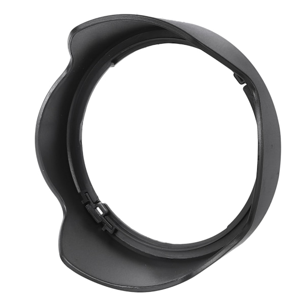 EW‑73C Sort Kamera Mount Objektivhætte i Plastik til EF‑S 10‑18mm f/4.5‑5.6 Kameraobjektiv