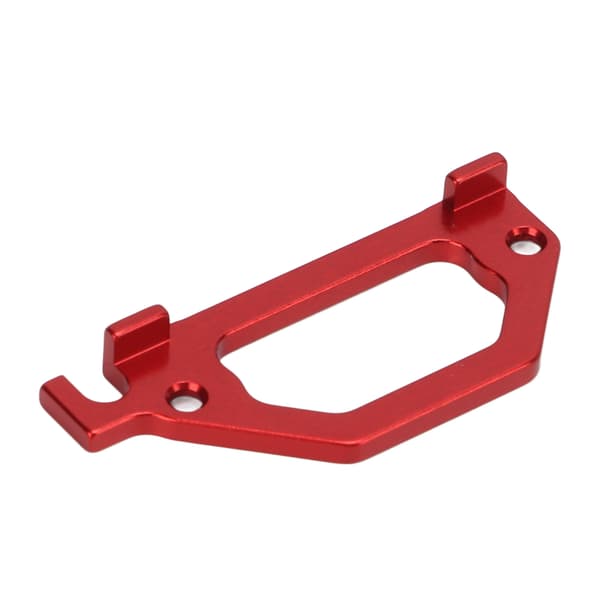 RC Servo Montering Aluminiumlegering Servo Montering Opgraderingsdele til Traxxas Latrax Teton 1/18 RC Crawler Bil Rød