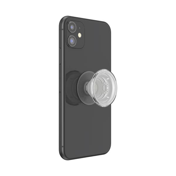【03】PopSockets Irrotettava Ote Jalustatoiminnolla Kirkas Läpikuultava Translucent 20