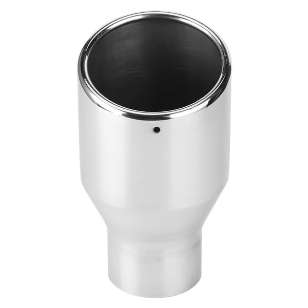 Universal 63-102mm Enkellagers Krympande Fasade Avgasrörspets i Stål för Bilmodifiering