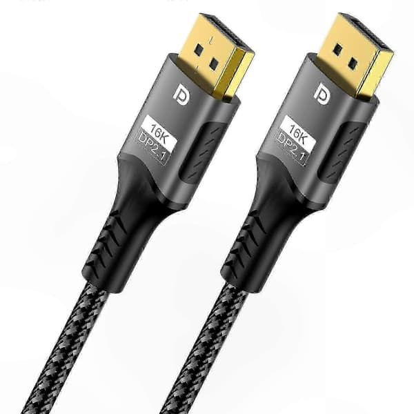 HDMI 2.1-kabel med hög hastighet, stöder 16K, 8K@120Hz, 4K@240Hz, 80Gbps, dynamisk HDR för spel, bärbar dator, TV, skärmanslutning 3m