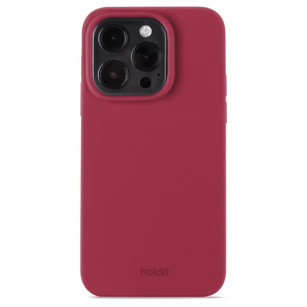 【03】holdit iPhone 14 Pro Mobilcover Silikone Red Velvet 46