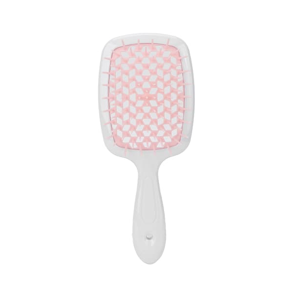 Udredningsmassage Hårbørste Massage Hoved Honeycomb Børste Våd Hårbørste til Styling Føntørring Kæmning Pink
