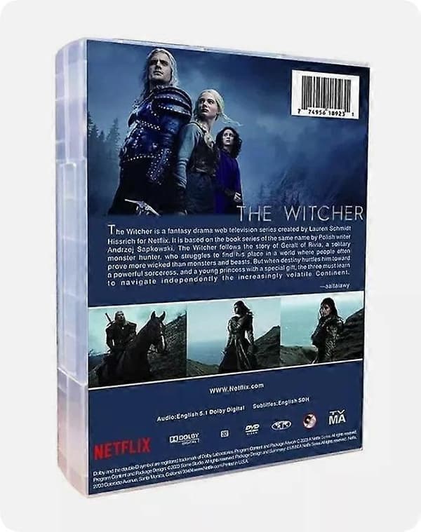 【03】The Witcher: The Complete Series Sæson 1-3 (DVD, 9-Disc Box-Set) engelsk version