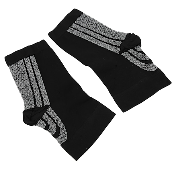 1 par/set utomhus sport kompressionsfotärmar plantar fasciit strumpor hälstöd M