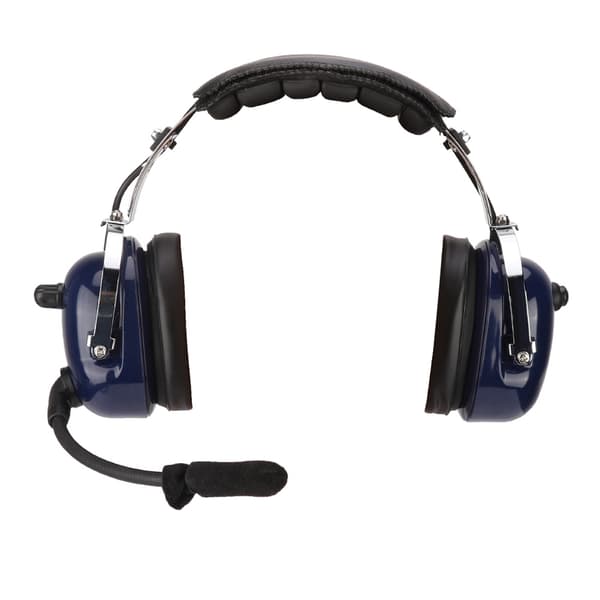 Generelt luftfart headset, dobbelt stik pilot hovedtelefon, 3,5 mm støjreducerende headset til piloter