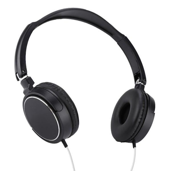 Foldbart kompakt kablet headset Stereo HiFi musik hovedtelefon
