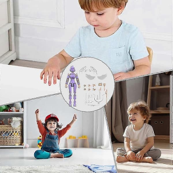 Actionfigur Lilla Play mobil actionfigurer med flere led til børn
