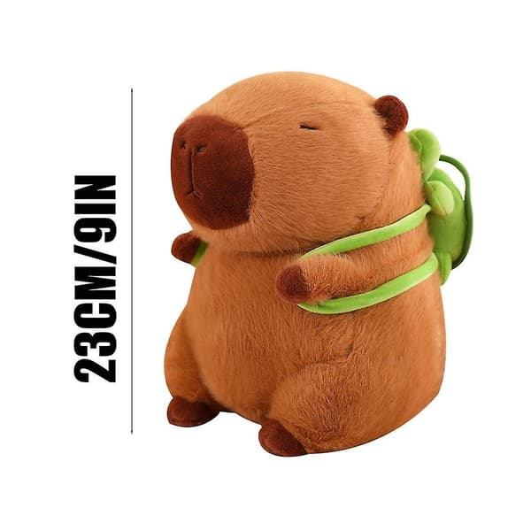 【03】Kosebamse Capybara, söt kudde, kreativ rolig ful söt docka.
