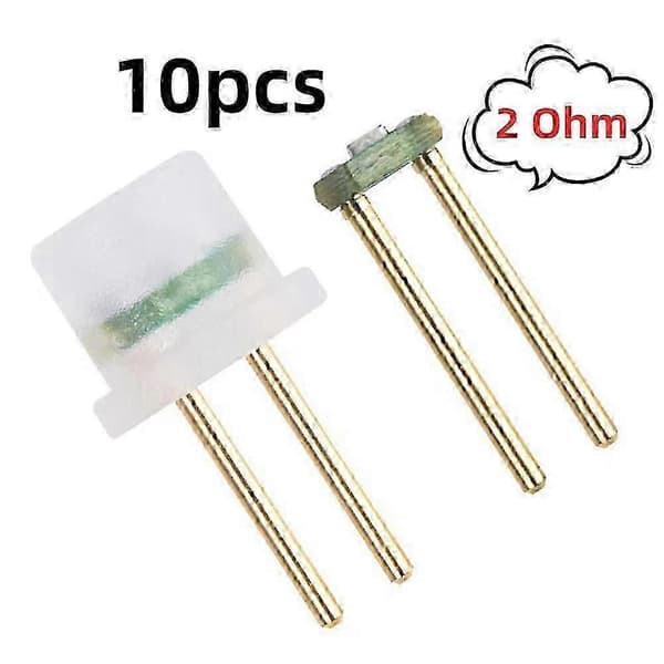 10 st. 2 ohm förstärkt chipskydds-airbagmotståndskit, universaldekoder för bilairbagsystem