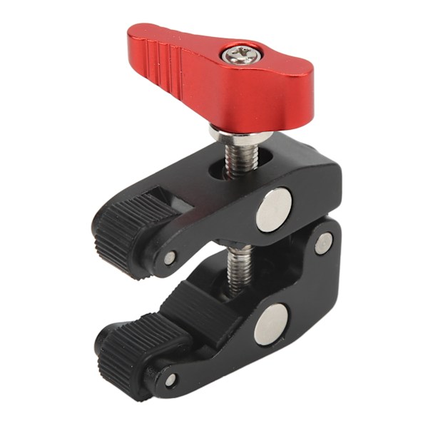 Lille Superklemme Krabbetang Clip af aluminiumslegering med 1/4 tomme 3/8 tomme gevind Kameraklemmebeslag