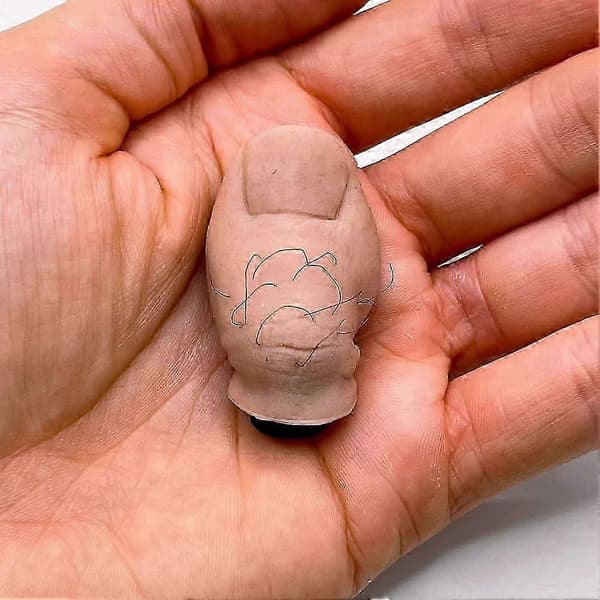 Sjove tåskocharms, tåskocharms til Crocs, DIY Mini 3D Stereoskopiske tå Croc-tilbehør, søde tåskocharms, sjove realistiske tæer Cha