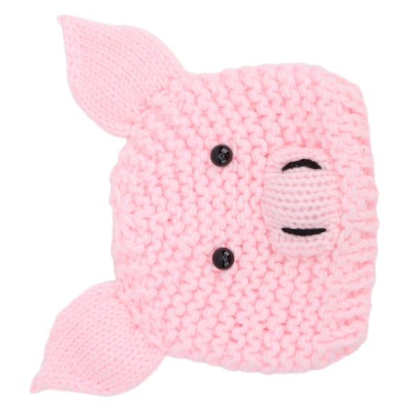 Baby Tegneserie Dyr Fotografering Hat Spædbarn Sød Hæklet Strikket Hat Rekvisitter Tilbehør Pink