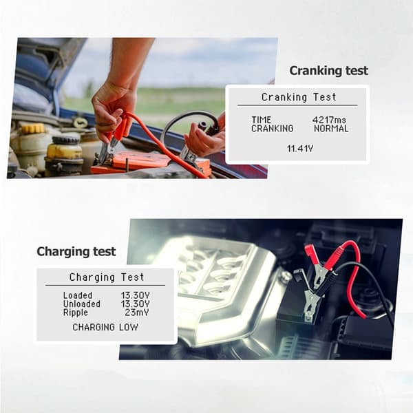 【03】Ancel BST100 12V Bilbatteritester 220Ah Opladningsanalysator