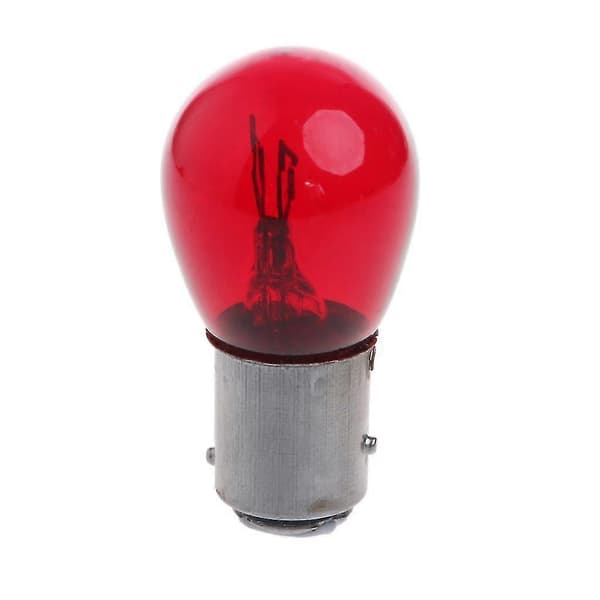 Enkel installation Motorcykelbromslampa för DC 12v 5w röd stoppindikator
