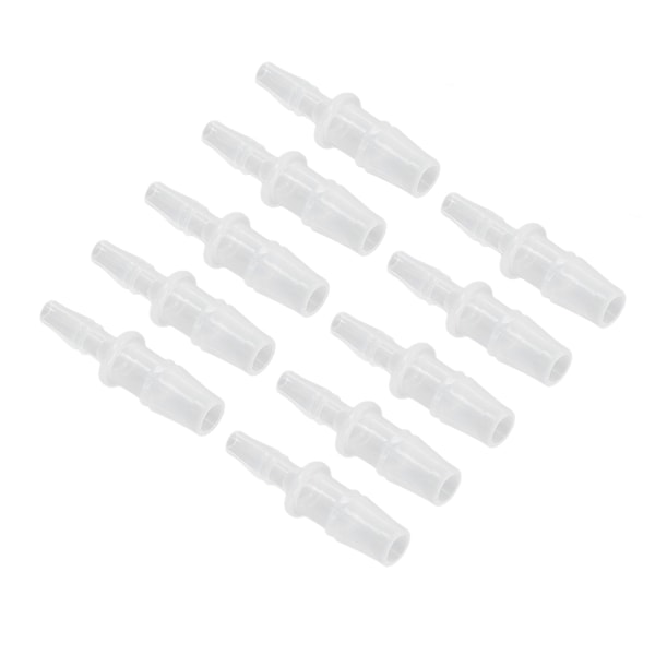 10 stk. Slangefittingsreduktion PP Akvarie Luftpumpeadapter til silikoneslangeforbindelse 4.8-7.9