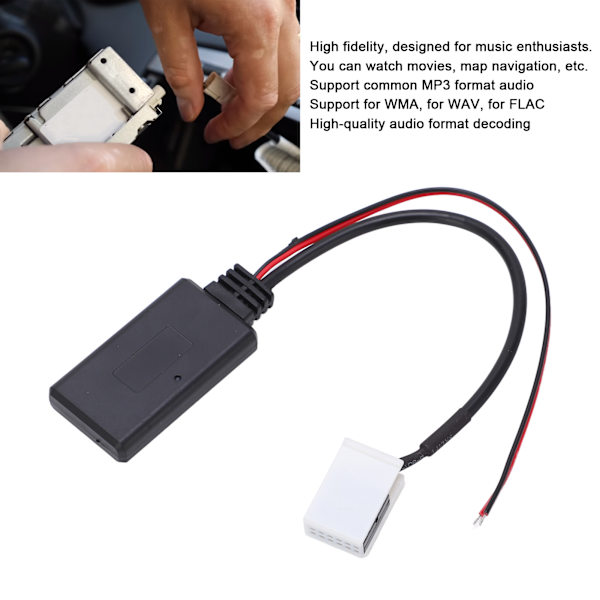 Bluetooth Bil Ljudadapter för Citroen C2 C3 C4 C5 C6 C8 Stereo