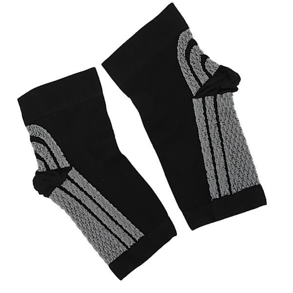 1 par/set utomhus sport kompressionsfotärmar plantar fasciit strumpor hälstöd M
