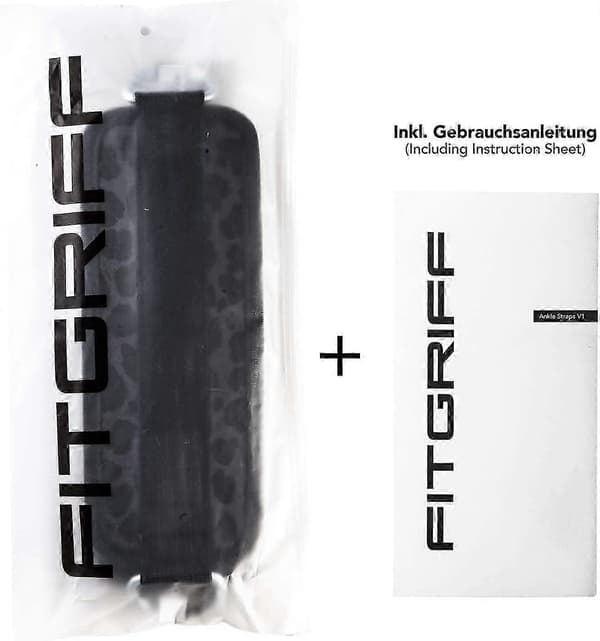 Pakke V1 Polstrede benstropper til kabelmaskine Ankelstropper til fitnesstræning til mænd og kvinder.