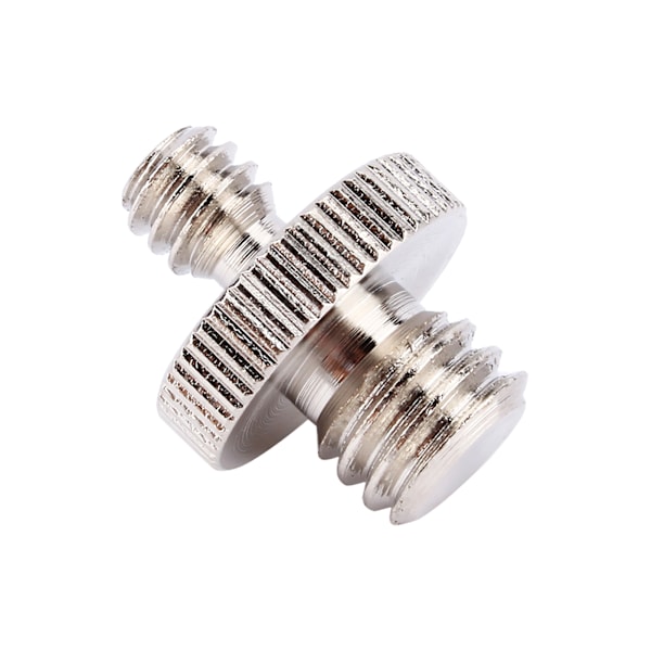 1 stk. 1/4\" han til 3/8\" han gevind metal skrue adapter til kamera stativ stand DSLR SLR