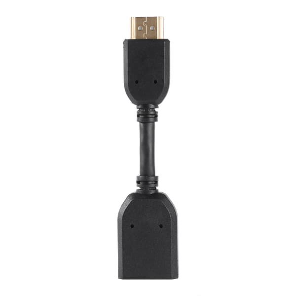 4 stk. High Speed HDMI 1.4 Han til Hun Forlænger Adapter Kabel Guldbelagt til TV PC