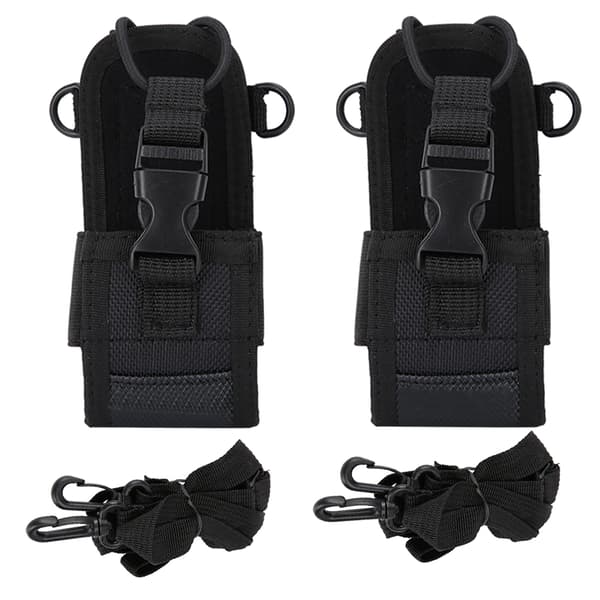 2 STK MSC 20D Universal Justerbar Bred Axelrem Walkie talkie Skyddsfodral
