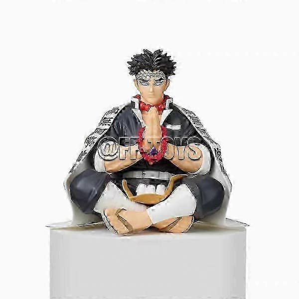 Demon Slayer Uzui & Mitsuri Figursæt - Kimetsu No Yaiba Actionmodel til Børn Light Grey