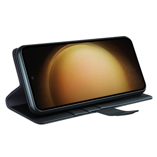 【03】Aito nahkakotelo Samsung Galaxy S24 Plus Musta