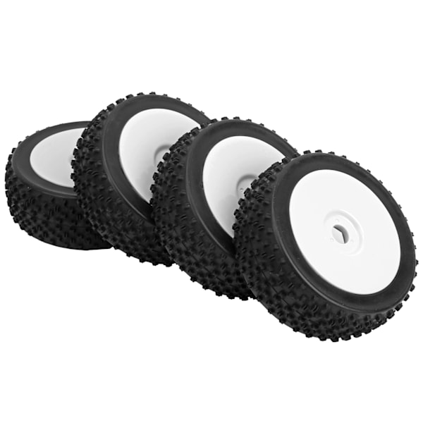4 stk. RC Bil Dæk Hjul RC Tilbehørsdele Passer til 1/8 Traxxas HSP Tamiya (A8012)