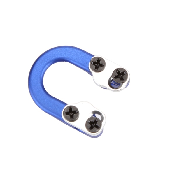 Metall Ultimate Jakt Loop D Ring Spänne Bågskytte Pil och Båge Skjutdelar (blå)