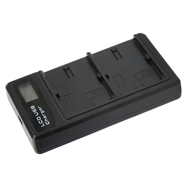 LCD Dobbelt USB-oplader med TypeC-interface til LPE6 Model Kamera Batterioplader