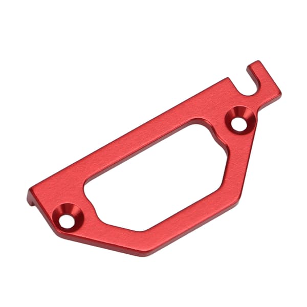 RC Servo Montering Aluminiumlegering Servo Montering Opgraderingsdele til Traxxas Latrax Teton 1/18 RC Crawler Bil Rød
