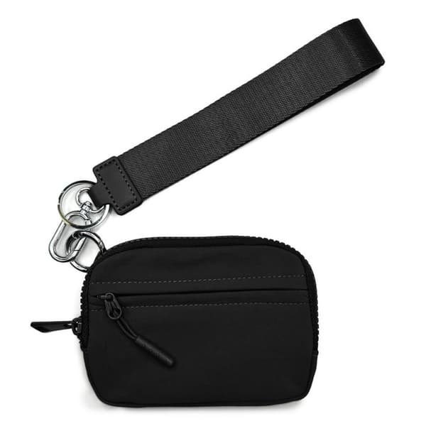 【03】The Iris' Pung, The Iris Pouch Håndledstaske, The Iris Kortpung Nøgleringspung Black