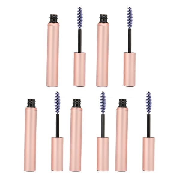 5 STK Tom Mascara Beholder Rosaguld Metal Skal Blød Børste Bærbar Øjenvippebeholder til Makeup