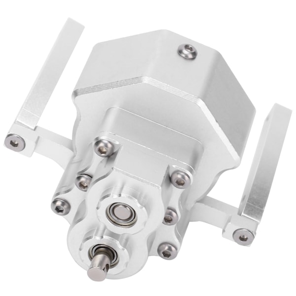 313 mm Akselafstand Metal Chassis Ramme Front Gearkasse Passer til 1/10 RC Crawler Bil Dele Sølv