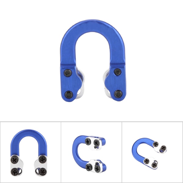 Metall Ultimate Jakt Loop D Ring Spänne Bågskytte Pil och Båge Skjutdelar (blå)