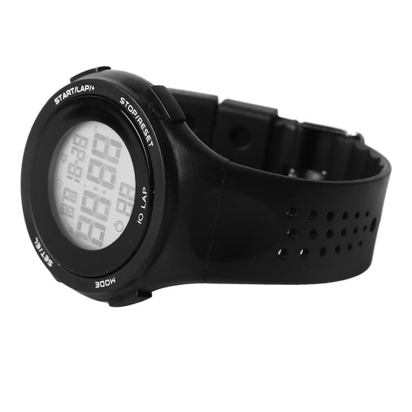 LED Digital Klocka Vattentät Tydlig Display Andningsbart Armband Elektronisk Klocka för Studenter Svart