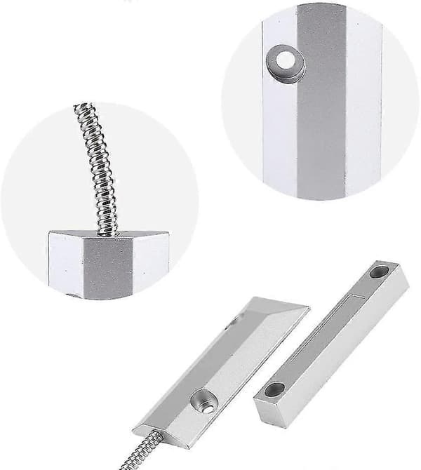 Magnetisk kontaktsensor detektor metall fönster dörr larm dörröppning