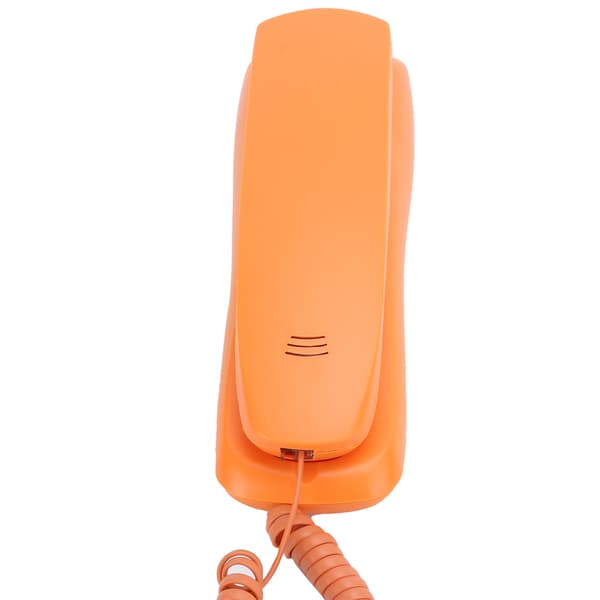 kxT628 Bærbare tynde telefon til hjemmekontoret, enkeltlinjet fastnettelefon, orange