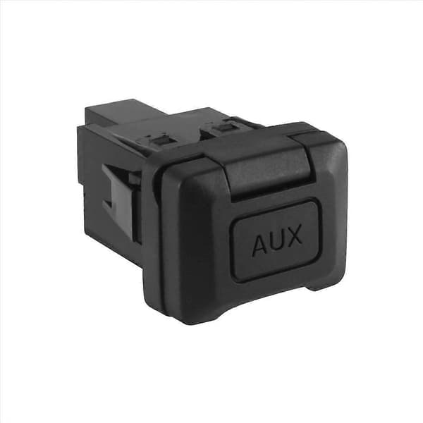 【03】Auxiliary Port 39112--A01 för Fit Auto Parts AUX Auxiliary Input Jack Audio Interface Audio Input Ja Black